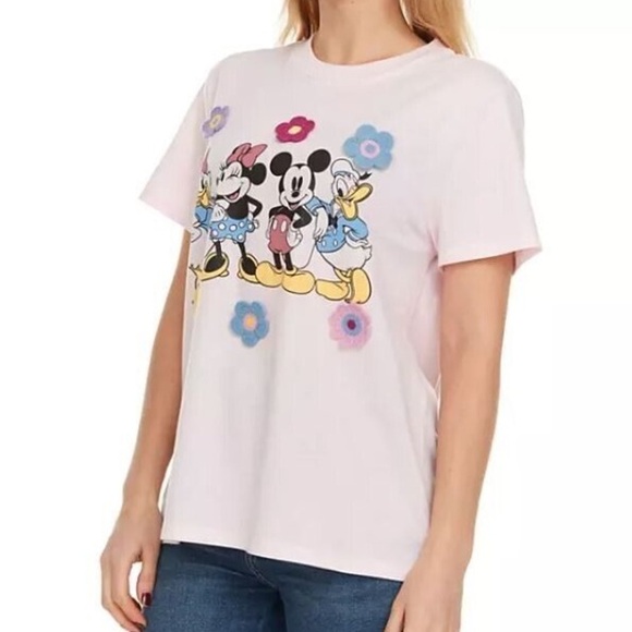 Disney Women's Crochet Mickey & Friends T Shirt size large
Euc - Picture 3 of 12